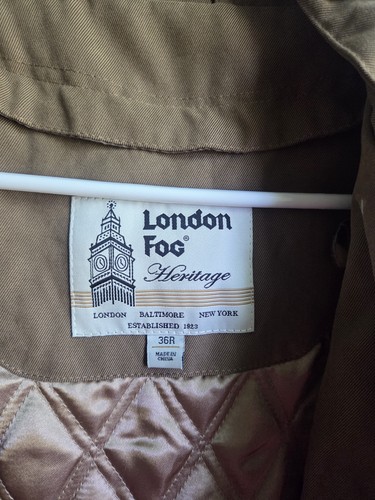 Trench lungo london fog uomo - trench,