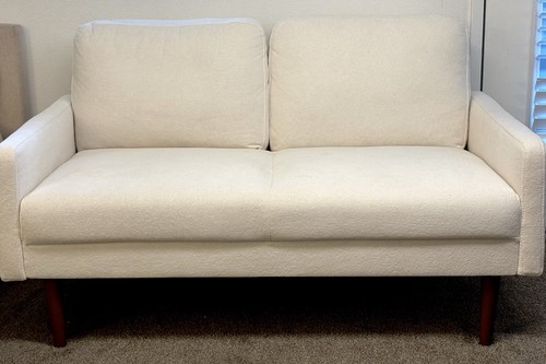 Divano moderno beige - moderno, bouclé