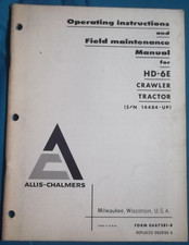 ALLIS CHALMERS HD-6E TRATTORE