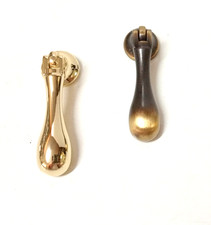 PENDENTE MANIGLIA A PENDOLO IN ZAMA MM. 60X15 PER MOBILI ANTE ARMADI CASSETTI