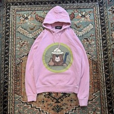 Felpa con cappuccio Dsquared2 rosa cotone F*cky the Bear taglia XS oversize