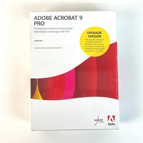 Adobe acrobat pro - acrobat, 9
