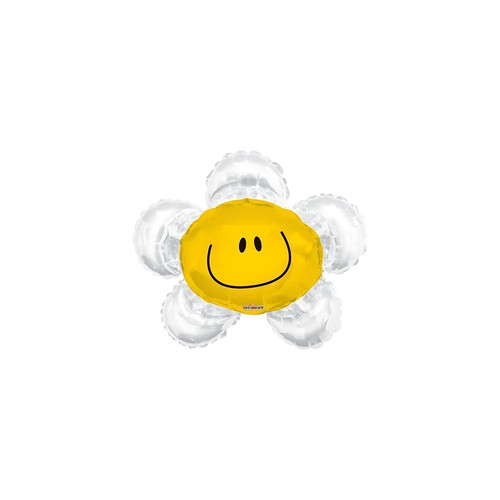 Palloncini fiore smile bianco - palloncini,