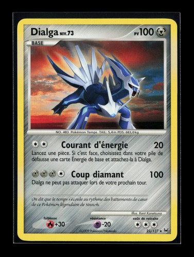 Carte pokémon dialga 127 - dialga, 23/127