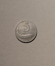 Moneta lire anno 1955 - 5,