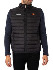 Ellesse Uomo Gilet Bardy, Nero