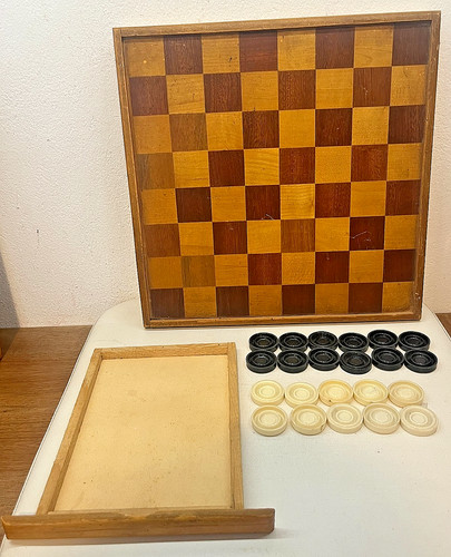 Scacchiera gioco legno - da, in