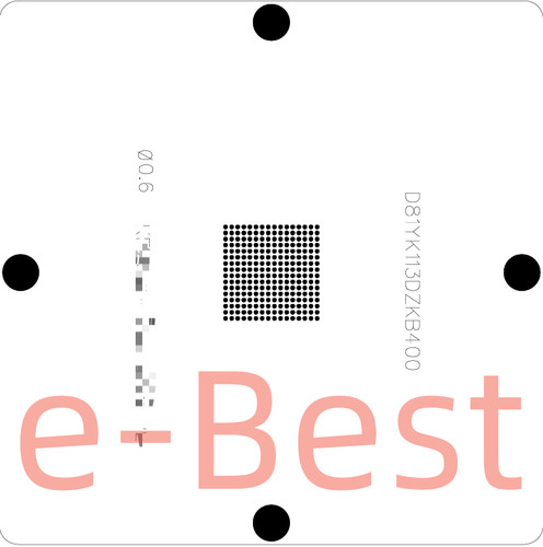 Stencil laser d830k013bzkb4 - stencil,