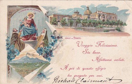 Cartolina napoli valle di - cartolina,