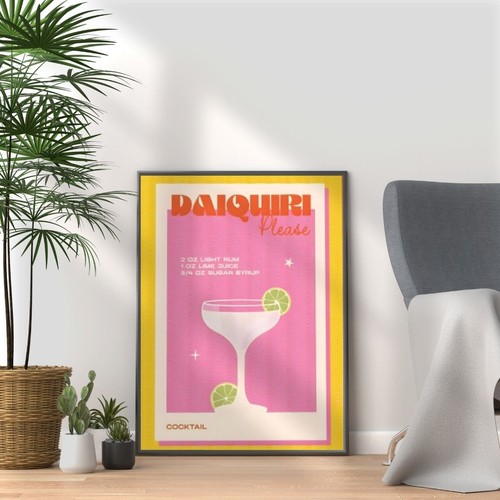 Daiquiri stampa cocktail - stampa,