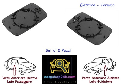 Set piastra vetro specchio - 2,