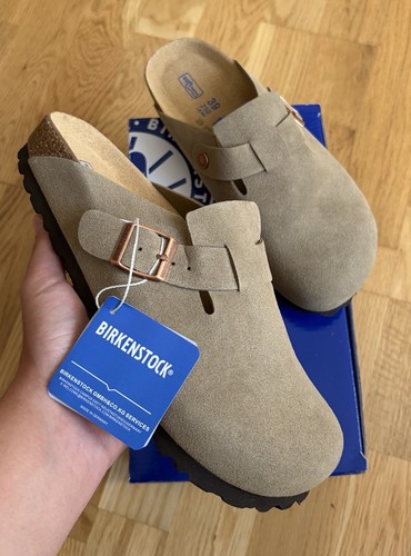 Birkenstock boston taupe 39 - birkenstock,