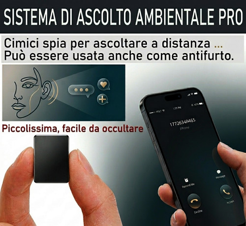Mini sistema gsm ascolto - sistema,