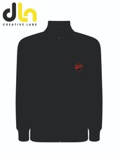 FELPA zip  TRIBUTO DUCATI nera