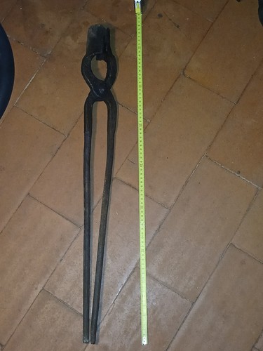 Pinza grande antica fabbro - pinza,