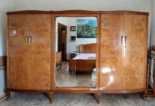 Armadio in radica stile Chippendale anni 50 - Vintage