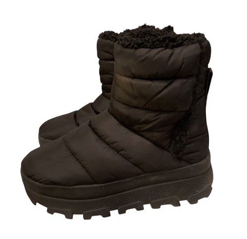 Stivaletti zara neri piatti - zara,