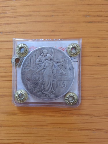 Iii 5 lire - iii, argento