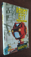 B2074 ISAAC  ASIMOV ROBOT CITY / M. McQUAY - SOSPETTO 1991 INTERNO GIALLO