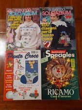 Lotto 4 Riviste PUNTO CROCE ricamo, SUSANNA, BENISSIMO speciale Natale 1995/2000