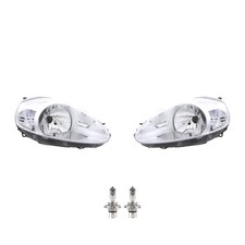Set Di Fari Adatto Per Fiat Punto 199 07/2008- Con H4 Come Sinistro E Destro