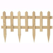 STACCIONATA STECCATO BORDURE RECINZIONE IN LEGNO 67X2X42 H CM (21012)