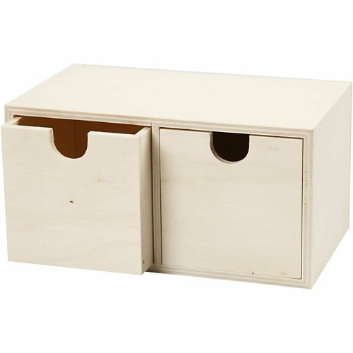 Cassettiera legno due - in,