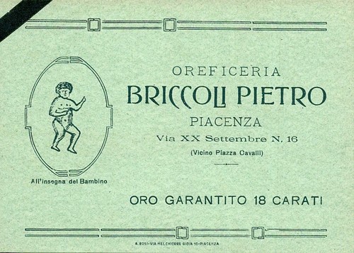 Biglietto oreficeria - biglietto,