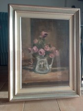 quadro olio su tela 50x70 natura morta  Giuseppe Manfredi 