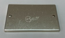 COPERCHIO COPRI CAVO O PER SCATOLA DI DERIVAZIONE IN ALLUMINIO 11,5 X 7 CM