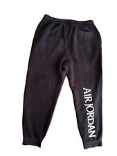 AIR JORDAN NIKE Pantalone da uomo sportiva tuta pants nera cotone vintage size L