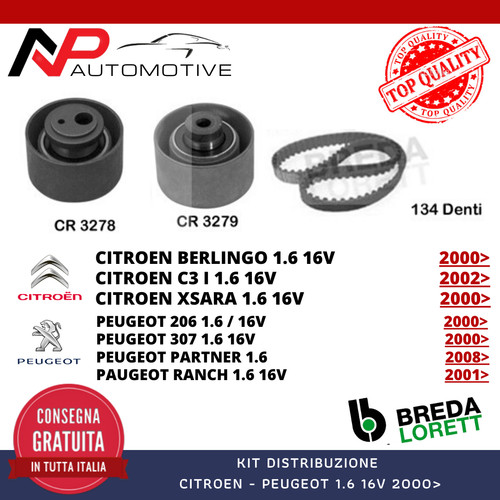 Kit distribuzione peugeot 206 - kit,