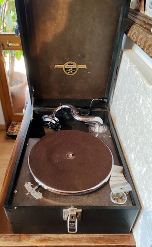 Grammofono portatile columbia - grammofono,