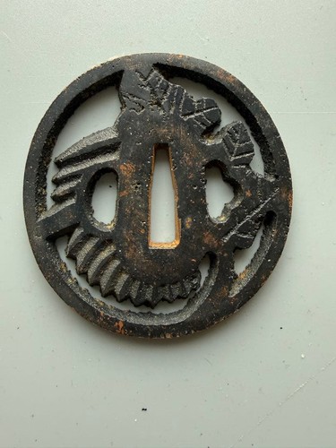 Drago ferro tsuba - drago,