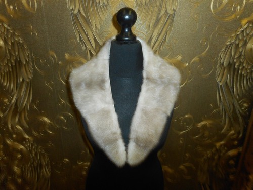 Collo visone grigio - collo,