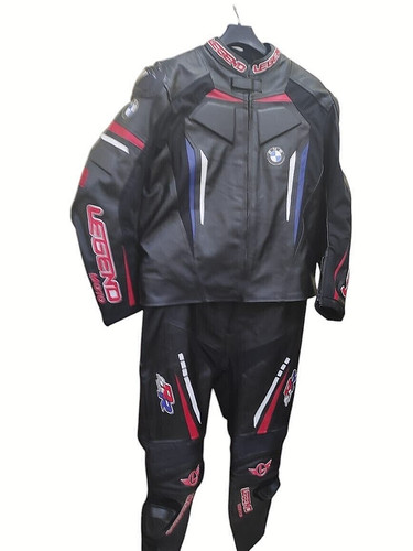 Tuta pelle bovina bmw - pelle, black