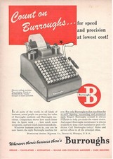 BURROUGHS CALCOLATRICE