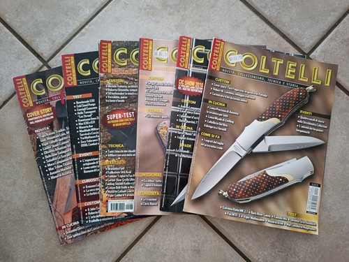 Lotto riviste coltelli anno - 6,