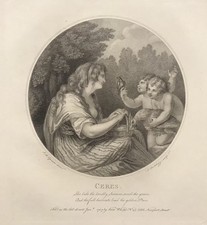 Ceres antique stipple