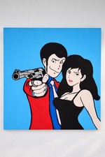  Quadro   Lupin  III & Margot
