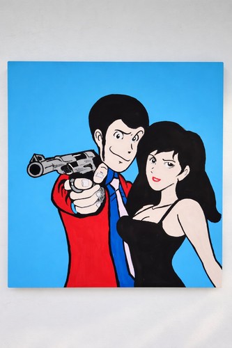 Quadro lupin iii - lupin, margot