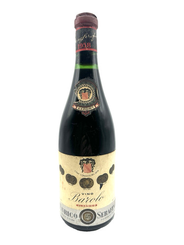 Vino rosso barolo - vino, 1958