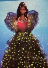 BAMBOLA AFROAMERICANA MATTEL 1985 BARBIE "DREAM GLOW" SUPERSTAR EPOCA #2422 NRFB