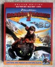 Blu-ray  DRAGON TRAINER 2  (3D + 2D)  Animazione DreamWorks   ****COME NUOVO
