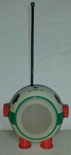 Radio vintage alpha tek - radio,