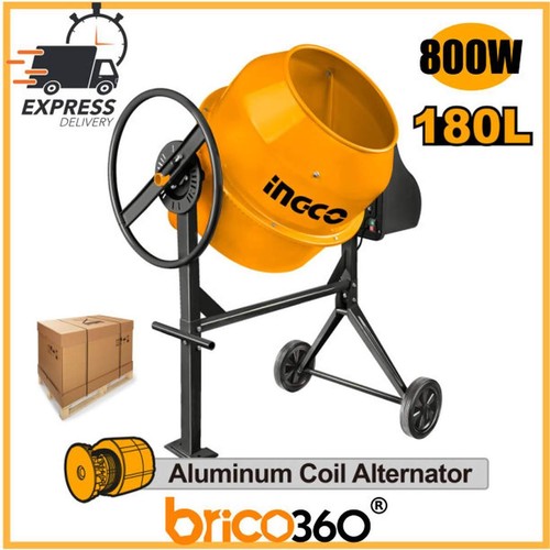 Betoniera elettrica 180lt 800w - elettrica,