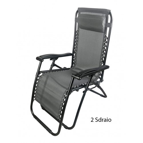 Sdraio grigio basculante - sdraio,