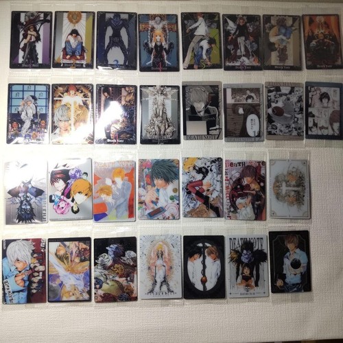 Death note wafer card - death, set
