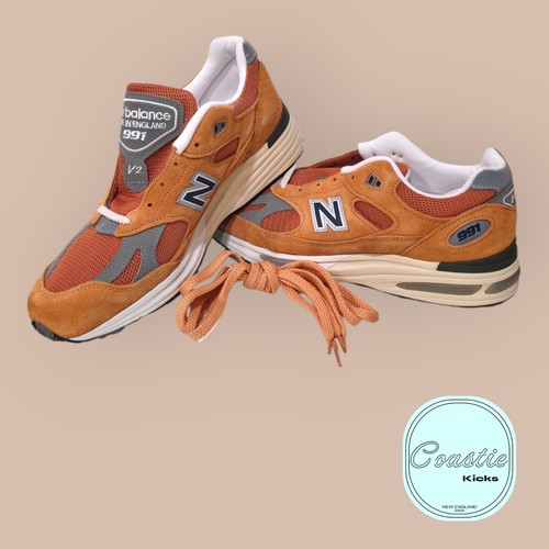 New balance 991v2 miuk - new, gold