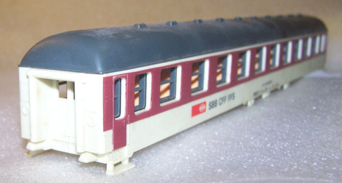 Rottame carrozza sbb cff - di,